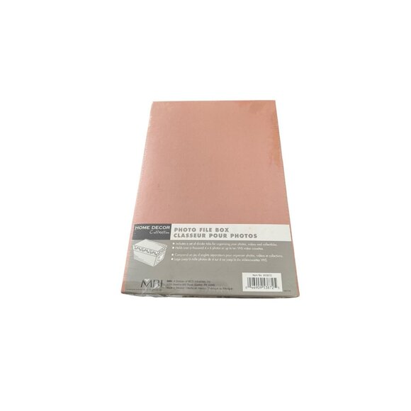 MBI Home Decor Collection Paisley Photo File Box With Index Cards & Dividers - Picture 10 of 10